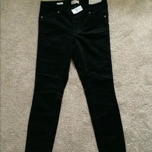Loft Curvy Skinny Black Cords